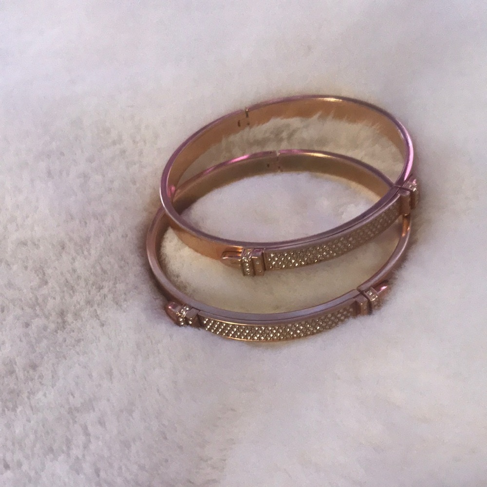 Rose gold bracelets